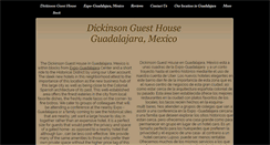 Desktop Screenshot of dickinsonguesthouse.com